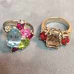 Custom Gemstone Rings