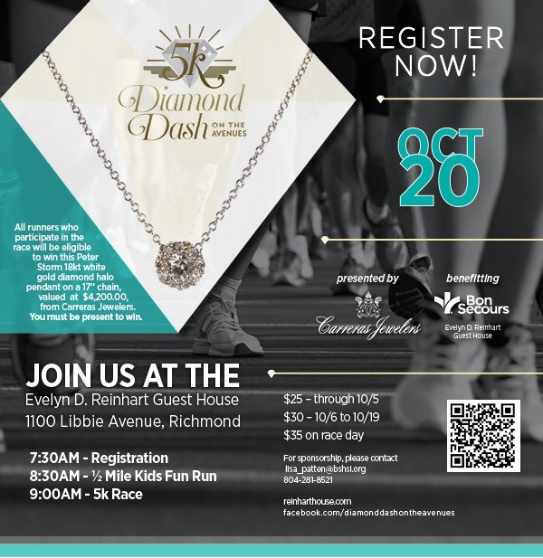 Register for the 5K Diamond Dash on the Avenues
