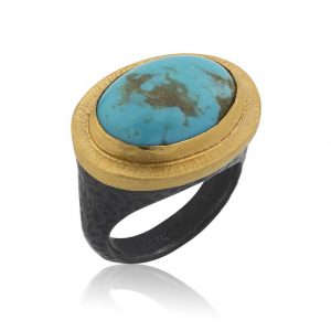 Turquoise ring by Lika Behar