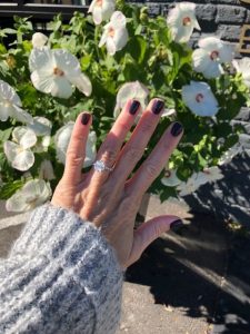 Custom designed ring from Carreras Jewelers