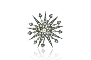 Estate Diamond Brooch