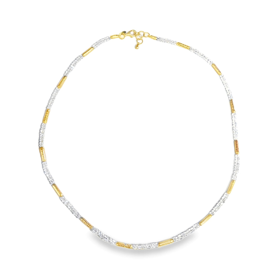 Marika 14kt yellow gold moonstone necklace from the Modern Beads Collection