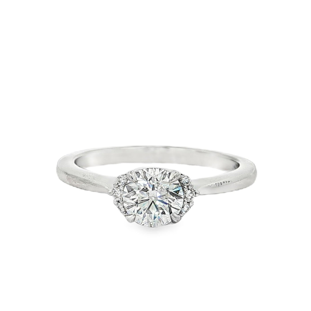 Peter Storm platinum round diamond engagment ring