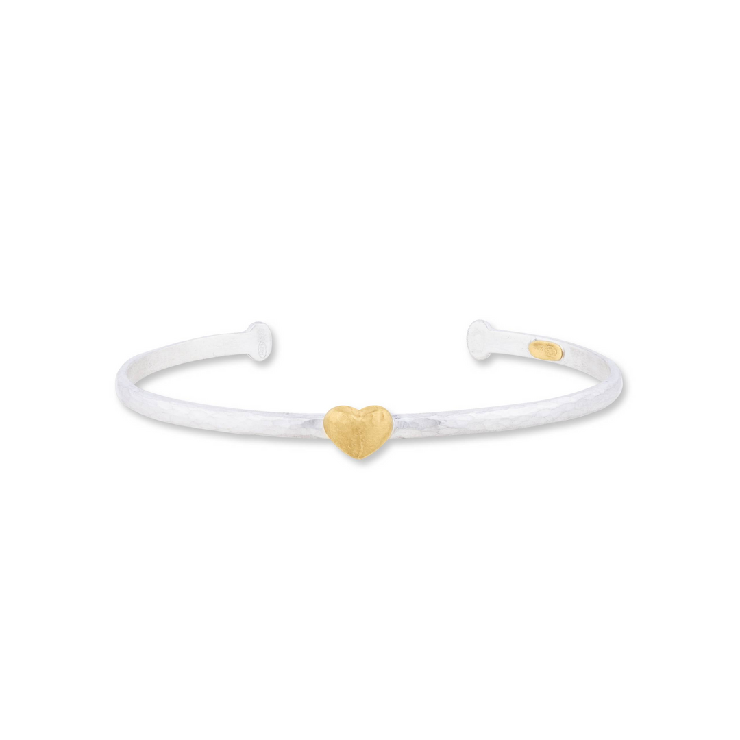 Lika Behar sterling silver and fused 24kt yellow gold "Stockholm Love" cuff bracelet