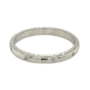 Estate Varna Platinum Diamond Band