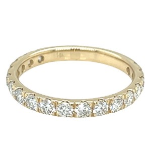 14kt Yellow Gold Prong-set Diamond Nineteen Stone Band