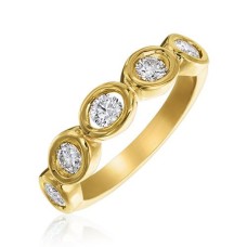 Gumuchian 18kt Yellow Gold "Oasis" Diamond Band Ring