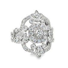 Estate 18kt White Gold Diamond Ring Estate 18kt White Gold Diamond Ring