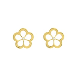 Gumuchian 18kt Yellow Gold And Diamond "G Boutique" Stud Earrings