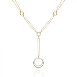 Gumuchian 18kt Yellow Gold And Diamond "Moon Phase" Necklace