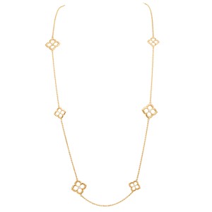Gumuchian 18kt Yellow Gold Diamond "Lotus Fleur" Station 34" Necklace