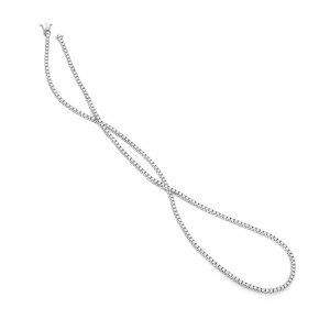 Facet Barcelona 14kt White Gold 2.8ctw Diamond "tennis" Necklace