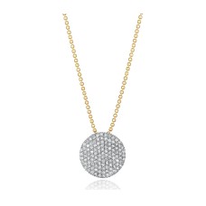 Phillips House 14kt Yellow Gold "Medium Infinity" Diamond Cluster Necklace