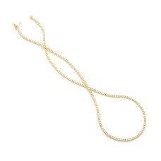 Facet Barcelona 14kt Yellow Gold 2.8ctw Diamond "tennis" Necklace Facet Barcelona 14kt Yellow Gold 2.8ctw Diamond "tennis" Necklace