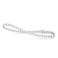 14kt White Gold 3.00 Carat Diamond Tennis Bracelet