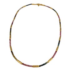 Marika 14kt Yellow Gold Tourmaline Necklace From The Modern Beads Collection Marika 14kt Yellow Gold Tourmaline Necklace From The Modern Beads Collection