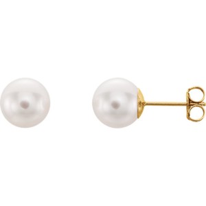 7.0mm Akoya Pearl Stud Earrings