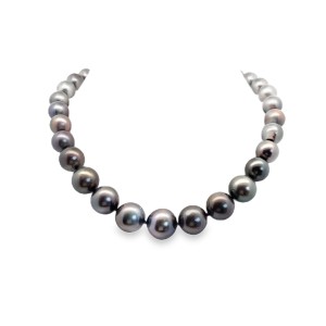 Estate Graduated Tahitian Pearl Strand Necklace