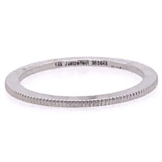 14kt White Gold Spacer Band