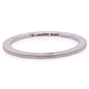 14kt White Gold Spacer Band