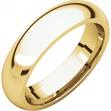 14kt Yellow Gold Gent's 5mm Comfort Fit Wedding Band