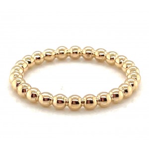 Gumuchian 18kt Yellow Gold "Nutmeg" Stackable Band Ring