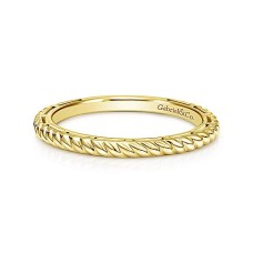 Gabriel & Co. 14kt Yellow Gold Twist Band Ring