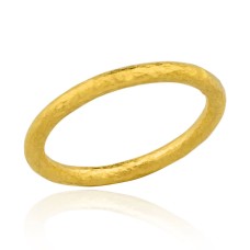 Lika Behar 24kt Yellow Gold Hammered Band