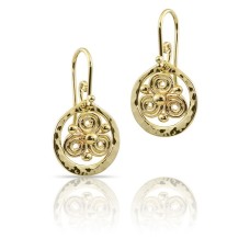 J&S Freeman 14kt Yellow Gold Dangle Earrings