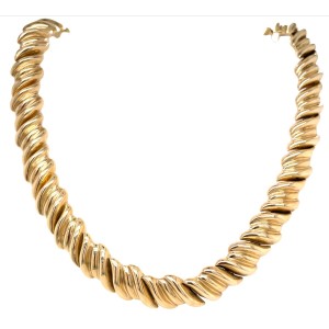 Estate 14kt Yellow Gold S Link Necklace