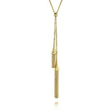 Gabriel & Co. 14kt Yellow Gold Tassel Necklace