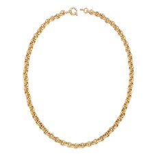 14kt Yellow Gold 18" Rolo Link Chain Necklace