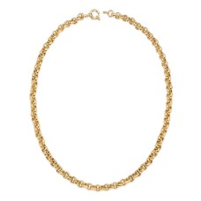 14kt Yellow Gold 18" Rolo Link Chain Necklace