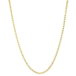 14kt Yellow Gold 20" Oval Link Chain Necklace