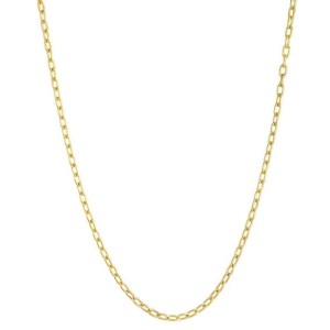 14kt Yellow Gold 20" Oval Link Chain Necklace