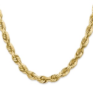 Estate 14kt Yellow Gold Rope Necklace