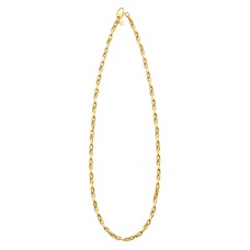 14kt Yellow Gold 20" Oval Link Chain Necklace