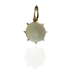 Lawson Dahl 18kt Yellow Gold "Tesoro Disc" Pendant/charm