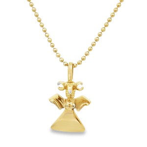 Estate 14kt Yellow Gold Chiriqu? Eagle Pendant