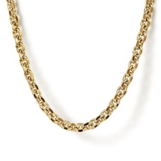Gabriel & Co. 14kt Yellow Gold 3.6mm Diamond Cut Cable Link Necklace