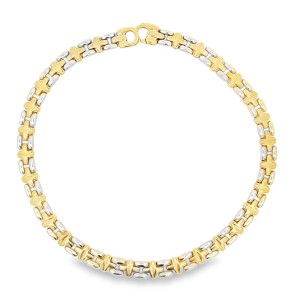Estate 18kt Two-tone Gold Necklace