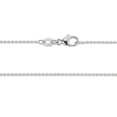 14kt White Gold Cable Link Chain