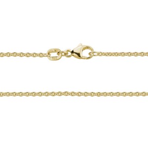 14kt Yellow Gold 1.5mm Cable Link Chain