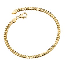 14kt Yellow Gold 18" Curb Chain Necklace