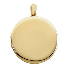 14kt Yellow Gold Polished Locket Pendant. This Locket 