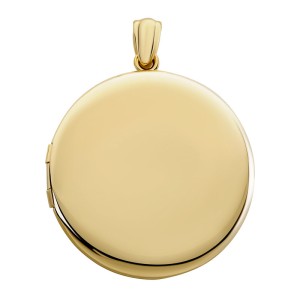 14kt Yellow Gold Polished Locket Pendant. This Locket 