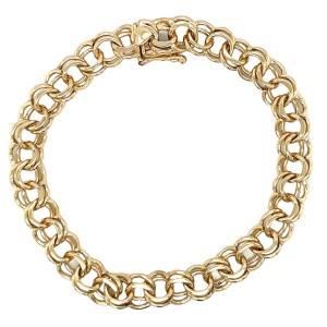 Estate 14kt Yellow Gold Charm Bracelet