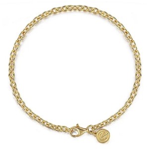 Gabriel & Co 14kt Yellow Gold Cable Link Bracelet