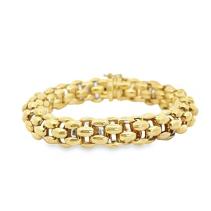 Estate 18kt Yellow Gold FOPE FlexIT Bracelet