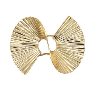 Estate Retro George Schuler Swirl Fan Brooch